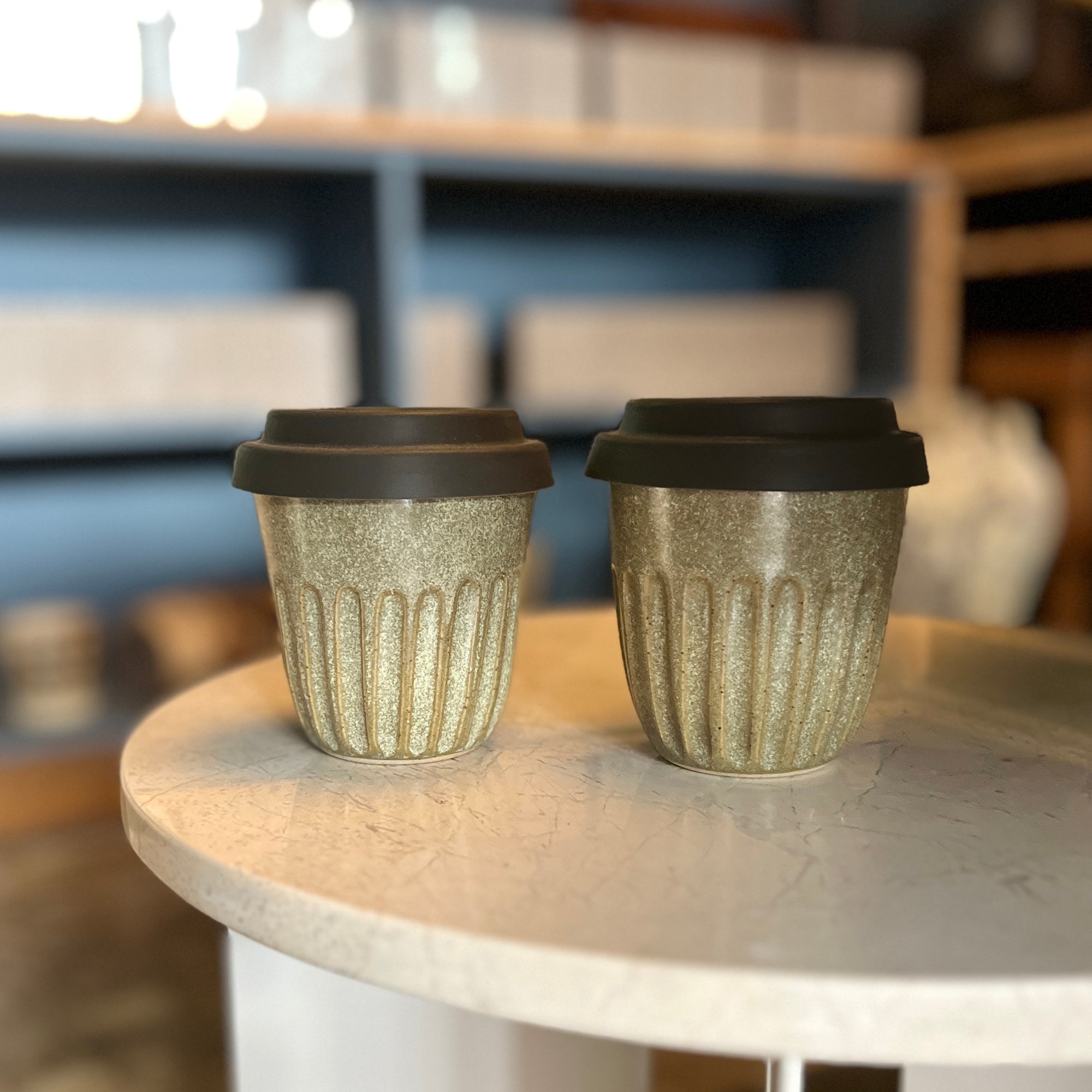 Fluted Travel Cup by Arcadia Scott