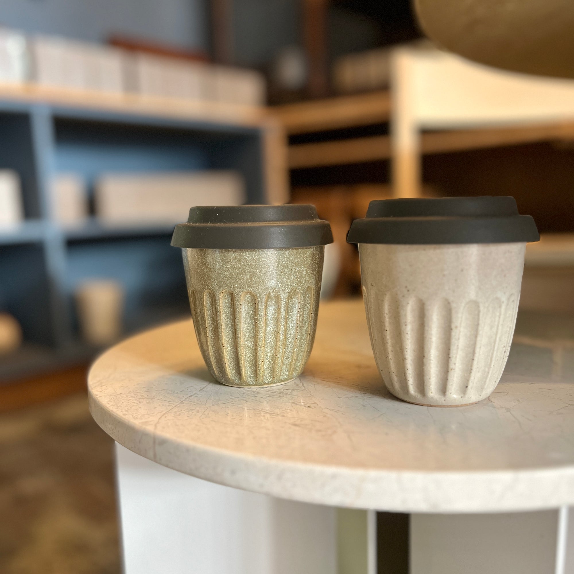 Fluted Travel Cup by Arcadia Scott