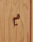 F.ACE Wall Hook Blackened Bronze by Henry Wilson