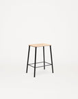 PRE-ORDER |Adam Stool Natural Leather / Black by FRAMA