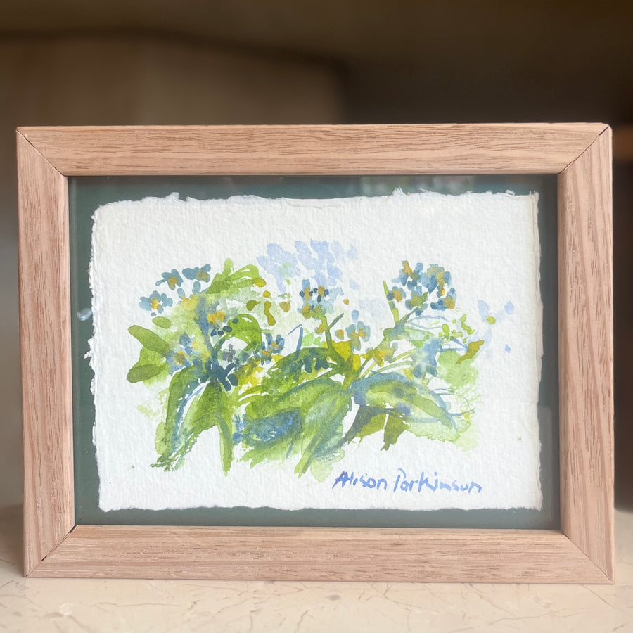 Petite Flower Painting by Alison Parkinson