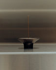 Mono Incense Holder in Blackened Bronze by Henry Wilson