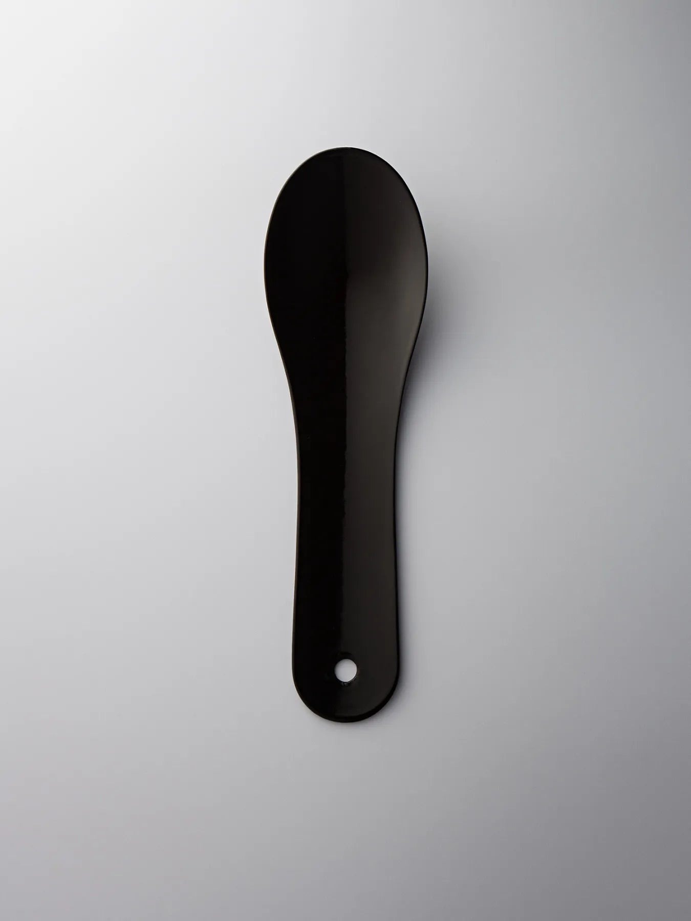 SARO Spoon in Black Enamelled