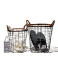 Rattan Top Wire Basket by Puebco