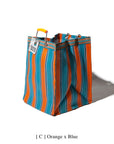 Recycled Plastic Stripe Bag by Puebco
