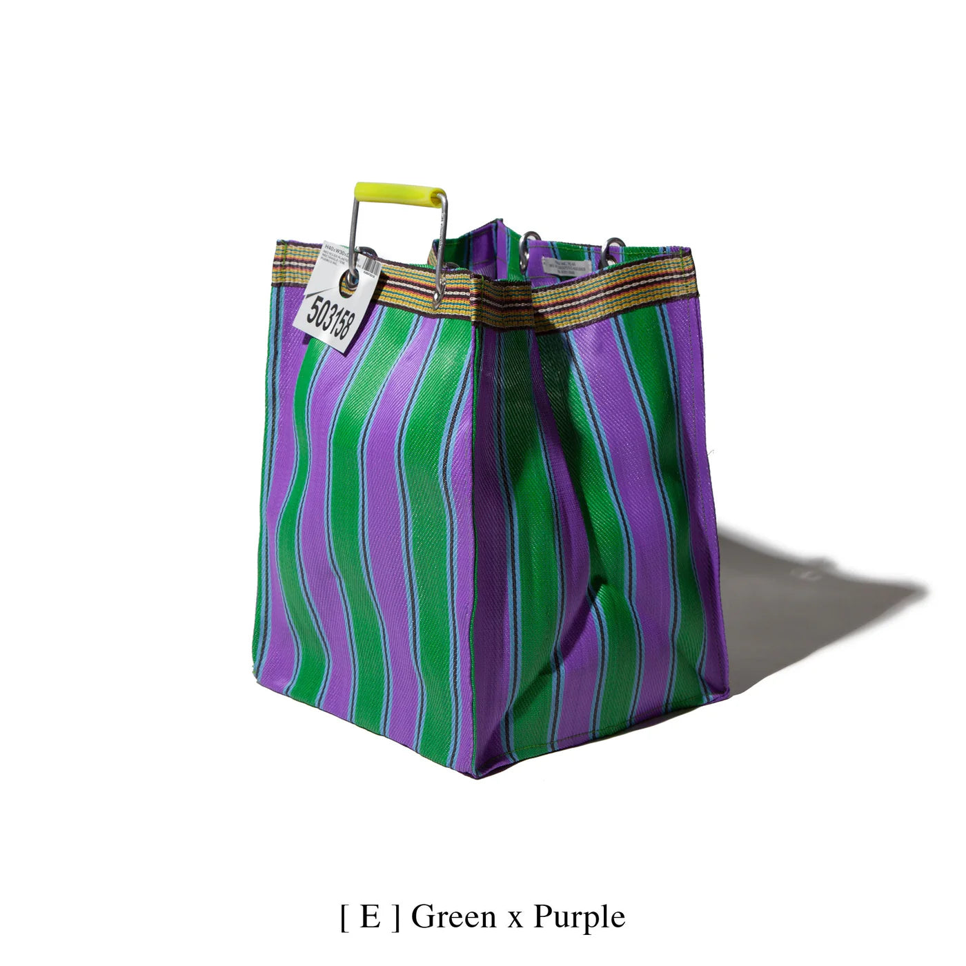 Recycled Plastic Stripe Bag by Puebco