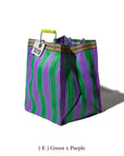 Recycled Plastic Stripe Bag by Puebco