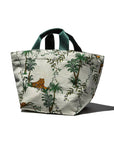 Vintage Tent Fabric w/Printed Pattern bag in Jungle by Puebco