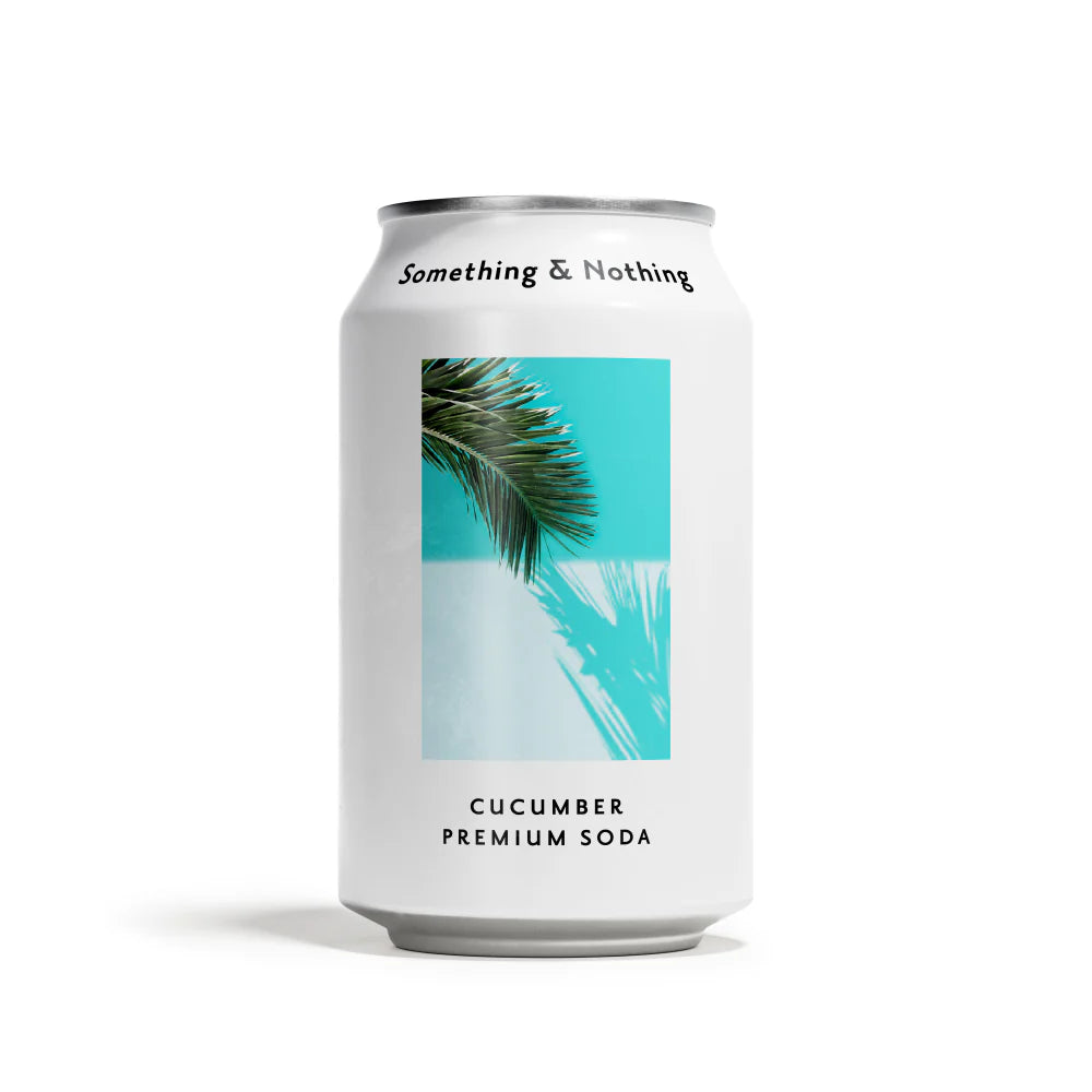 Premium Soda Cucumber 330ml by Something & Nothing