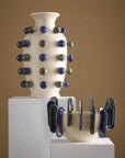 Pip Vase in Blue & Green