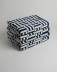 Willis Pool Towel in Obsidian & Stone by Baina