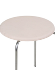 PRE-ORDER | Petit Rond Stool | Stainless Steel / Leather Seat | FRAMA