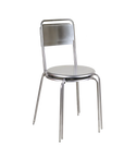 PRE-ORDER | Petit Rond Chair | Stainless Steel | FRAMA