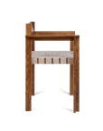 IN-STOCK | Symmetry Armrest Chair | Honey Ash Wood | Oat Fabric by FRAMA