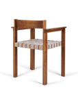 IN-STOCK | Symmetry Armrest Chair | Honey Ash Wood | Oat Fabric by FRAMA