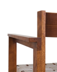 IN-STOCK | Symmetry Armrest Chair | Honey Ash Wood | Oat Fabric by FRAMA