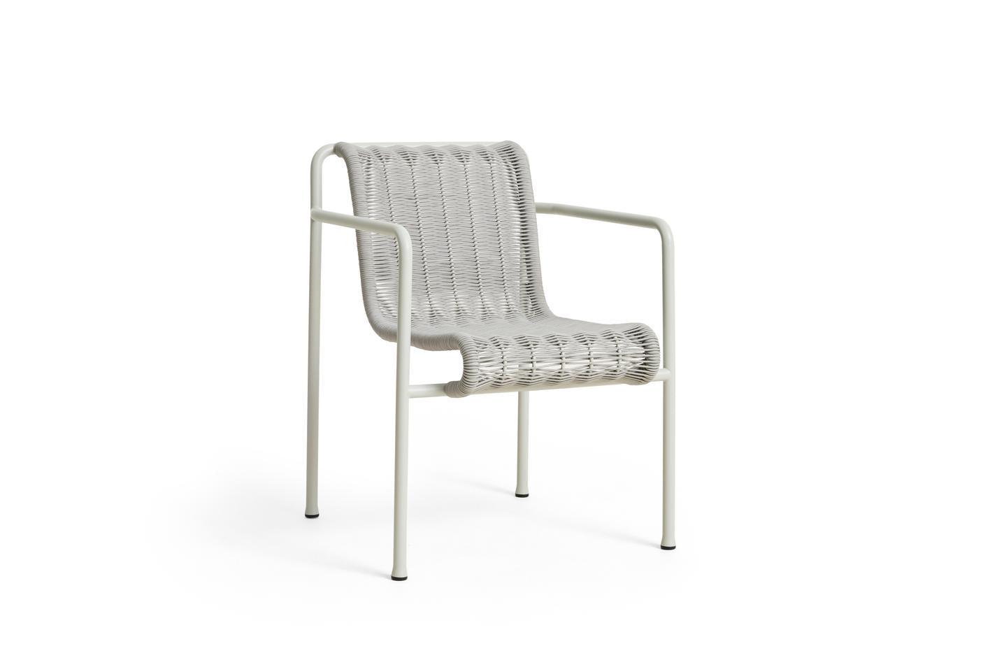 HAY｜PALISSADE ARM CHAIR｜GRAY グレー Palissade Cord Dining Armchair | Sky Grey by HAY – THE PLANT SOCIETY