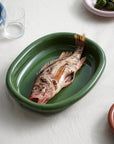 Barro Oval Dish by HAY