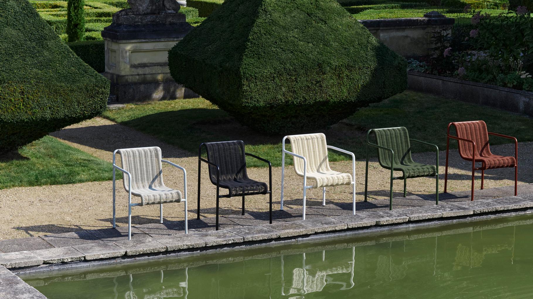 Palissade Cord Dining Armchair | Sky Grey by HAY – THE PLANT SOCIETY