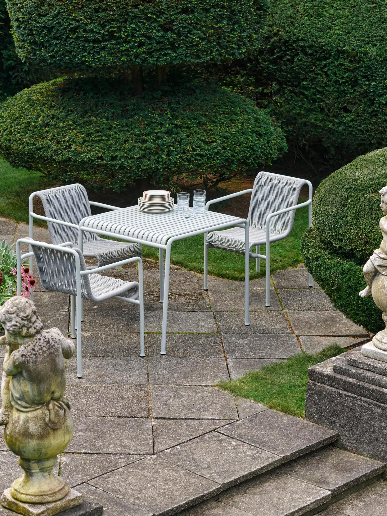 Palissade Cord Dining Armchair | Sky Grey by HAY – THE PLANT SOCIETY