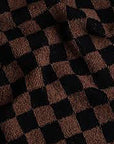 Sulis Bath Robe in Tabac & Noir by Baina