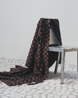 Sulis Bath Robe in Tabac & Noir by Baina