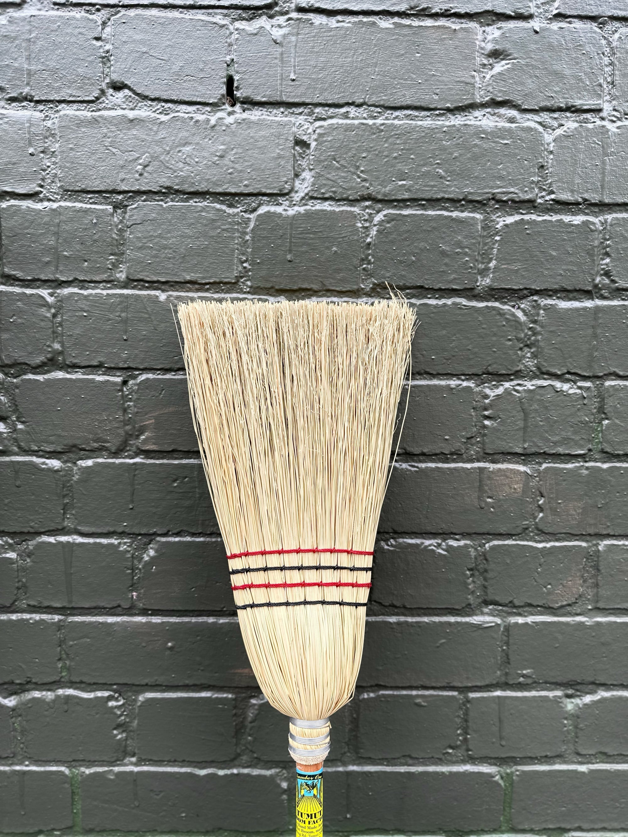 4 Tie Caravan Broom by Tumut Broom Factory
