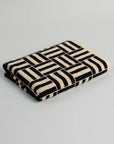 Willis Pool Towel in Sand & Noir by Baina