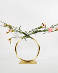 Almost a Circle Vase in Brass by Anna Varendorff