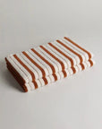 Echo Bath Mat in Fuyu & Chalk by Baina