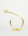 Edging Over Vase in Brass by Anna Varendorff