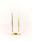 Even U Vase in Brass by Anna Varendorff