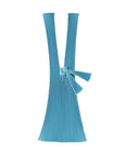 Pleco Pleated Tote Bag in Blue Grey