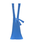 Pleco Pleated Tote Bag in Blue