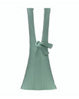 Pleco Pleated Tote Bag in Green