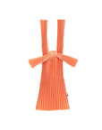 Pleco Pleated Tote Bag in Orange