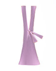 Pleco Pleated Tote Bag in Purple