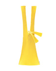 Pleco Pleated Tote Bag in Yellow