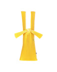 Pleco Pleated Tote Bag in Yellow