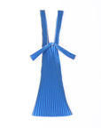 Pleco Pleated Tote Bag in Blue