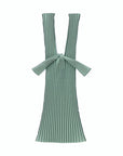 Pleco Pleated Tote Bag in Green