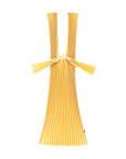 Pleco Pleated Tote Bag in Mustard