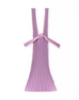 Pleco Pleated Tote Bag in Purple