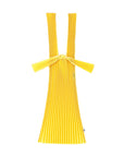 Pleco Pleated Tote Bag in Yellow