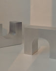 PRE ORDER | Arc Table in Brushed Aluminium by Lightly