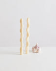 Garlic Chandelles in Ivory - 4 Tapered Candles by Maison Balzac