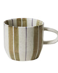 Olive Stripe Check Mug / Cat's Pyjamas by Robert Gordon