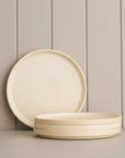 Entree Plate Platform Sand by Robert Gordon