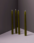 The Asparagus Bunch in Olive - 4 Tapered Candles by Maison Balzac