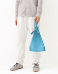 Pleco Pleated Tote Bag in Mustard